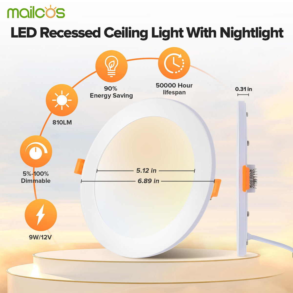MAILCOS metal body downlight delivers durable and heat resistant lighting for busy spaces