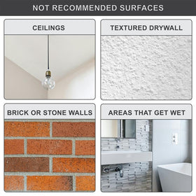 Main Street renter-friendly wall tiles offering removable decor options