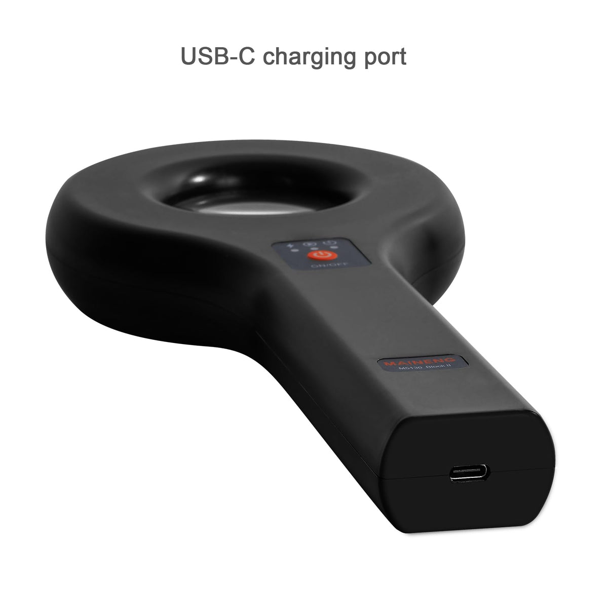 MAINENG Wood's Lamp M5130 Type-C charging offers convenient recharging