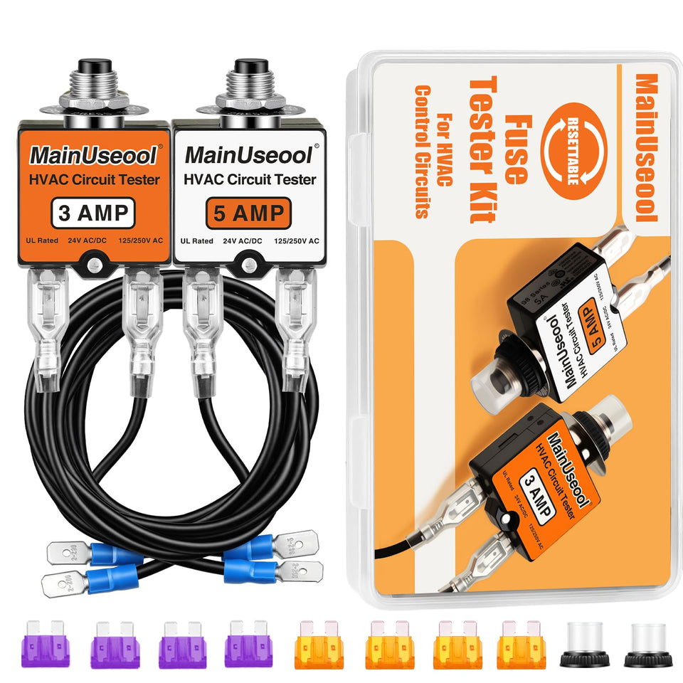 MainUseool Fuse Popper kit 3A ready for HVAC testing and quick reset