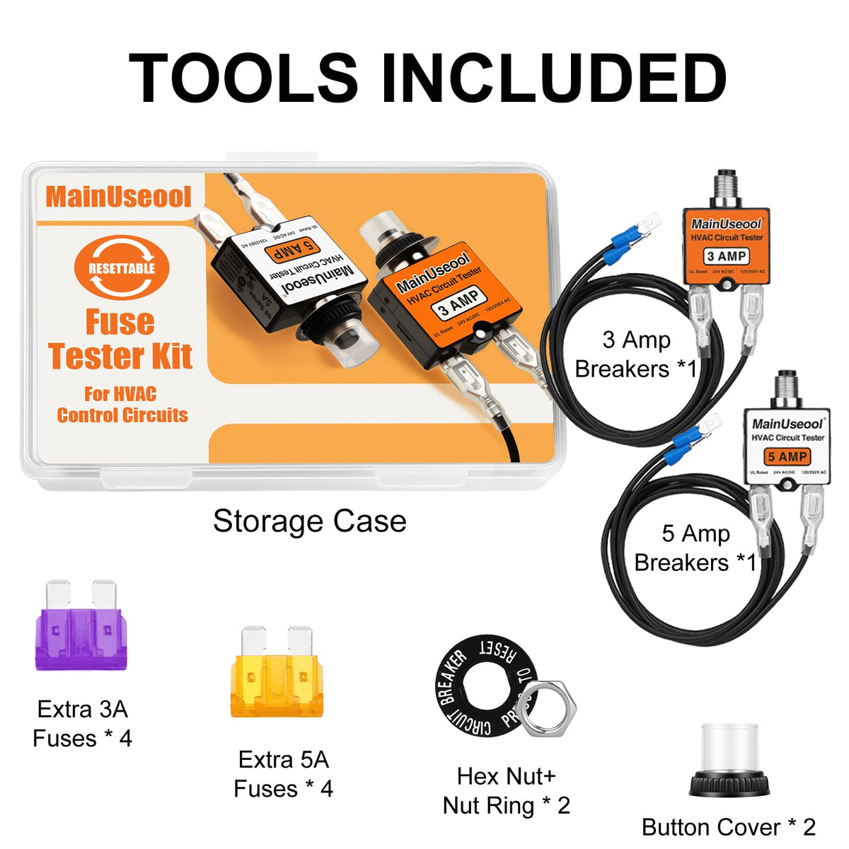 MainUseool Fuse Popper 5A kit designed for high-load circuit diagnostics