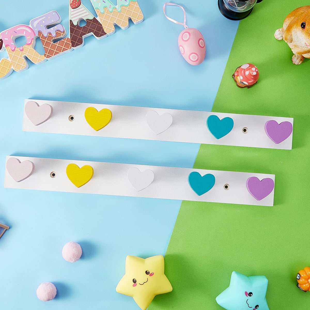 Maitys kid-friendly paint finish resists peeling and snag-free fabrics.