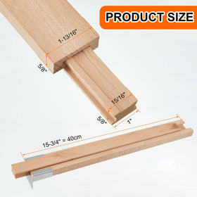Maitys replacement drawer rails designed for dresser restoration.