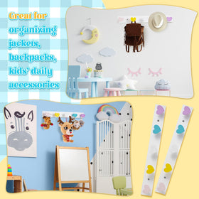 Maitys space-saving wall rack frees floor space in small rooms.