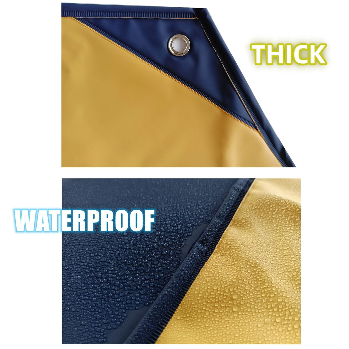 MAKAXI heavy-duty rubber apron with strong stitching lasts longer