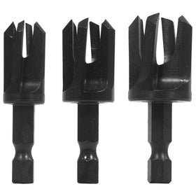 Make it Snappy 3-piece tapered plug cutter set 1/4 inch cuts cleanly for hidden fasteners.
