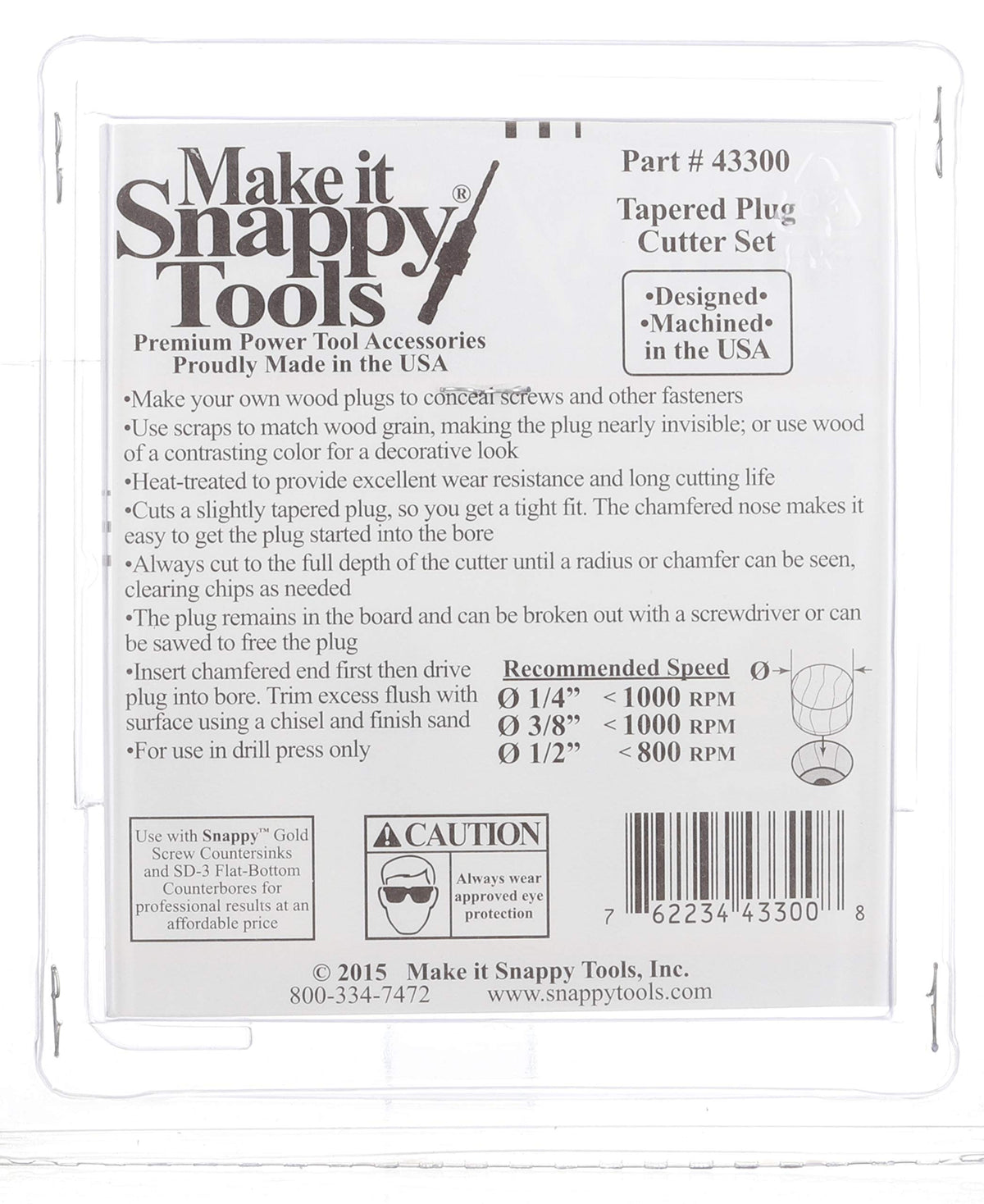 Make it Snappy made-in-usa product for durable, long-lasting cutting tools.