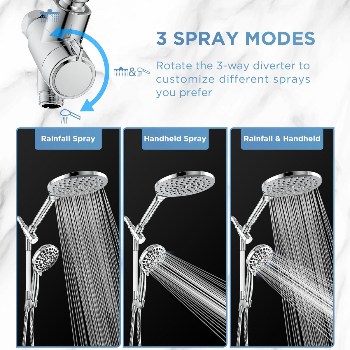 MakeFit 59-inch stainless hose offers reach for hard-to-access areas