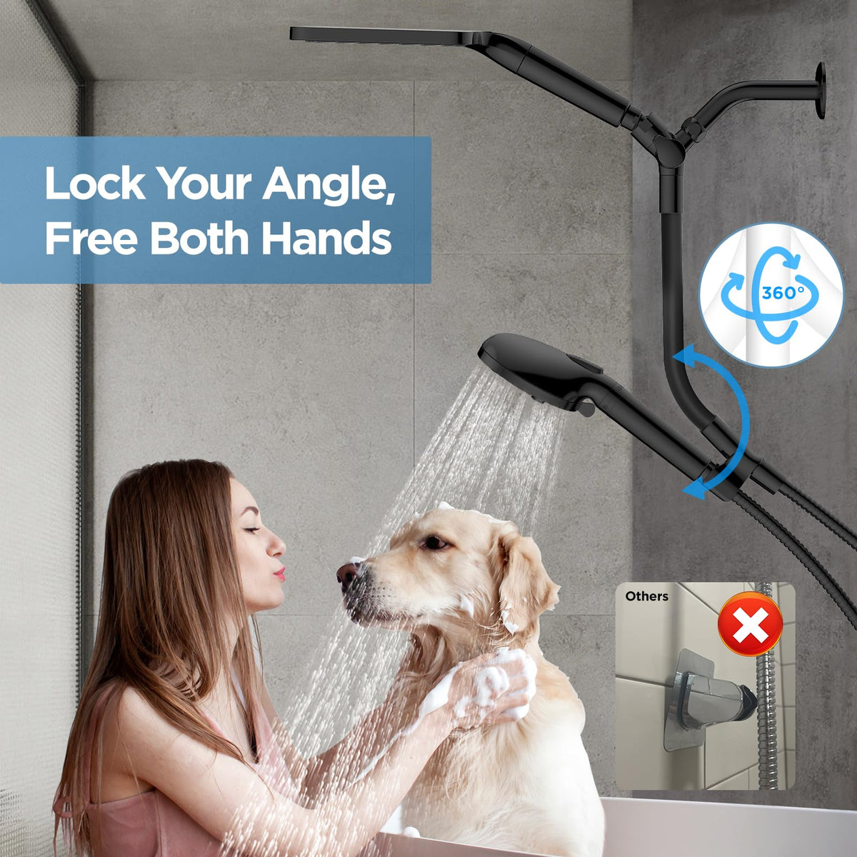 MakeFit adjustable bar helps flexible angle and height for comfort.