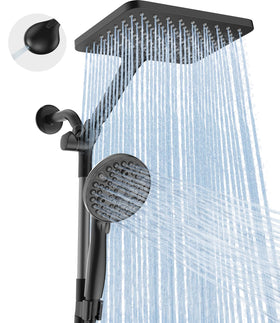 MakeFit dual shower head combo overview for a complete bathroom upgrade.