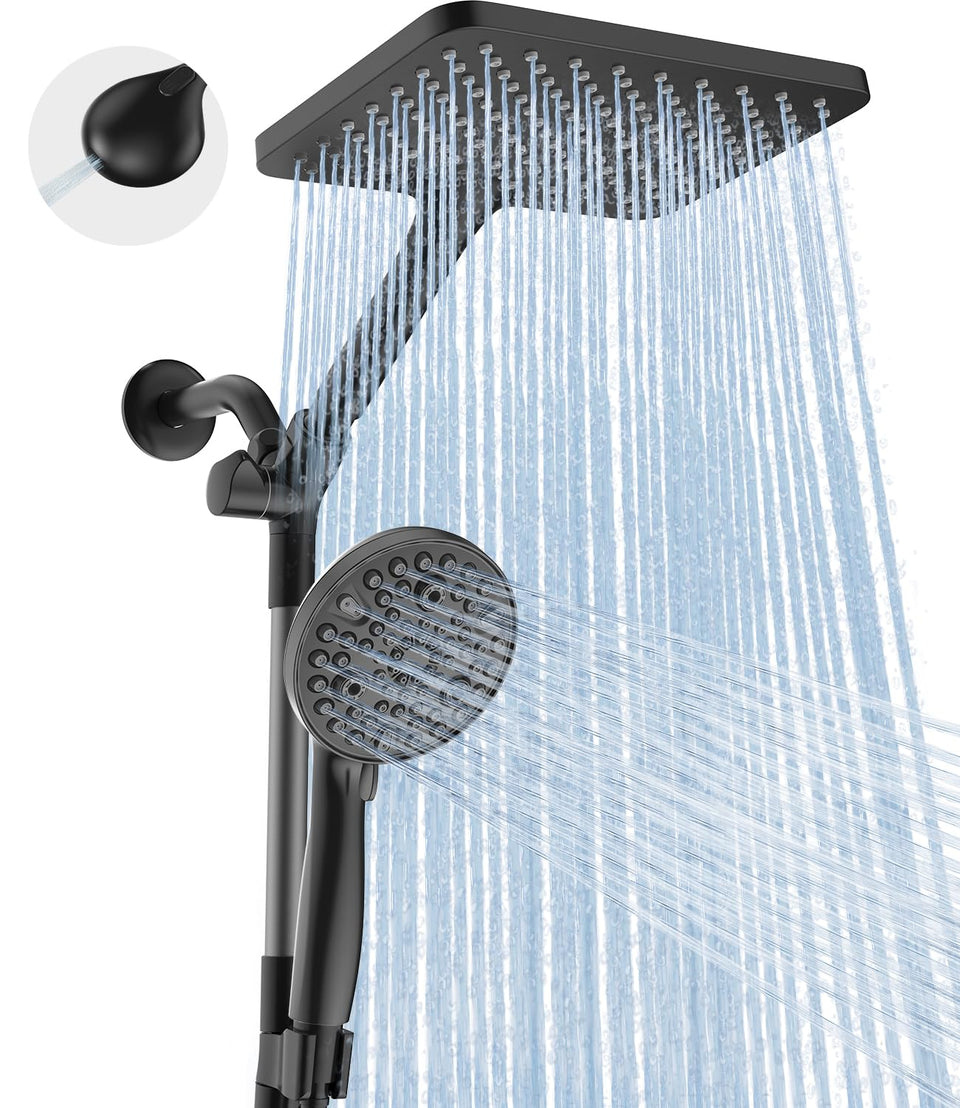MakeFit dual shower head combo overview for a complete bathroom upgrade.