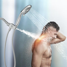 MakeFit dual shower head handheld chrome for versatile spa-like experiences