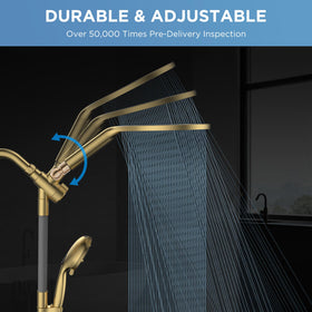 MakeFit handheld 10-modes spray provides versatile cleansing options on demand.