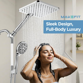 MakeFit handheld spray with 10 modes for targeted massage and versatile cleansing