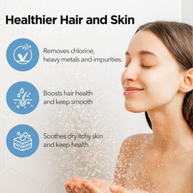 MakeFit mineral beads filtration with KDF-55 and calcium sulfite