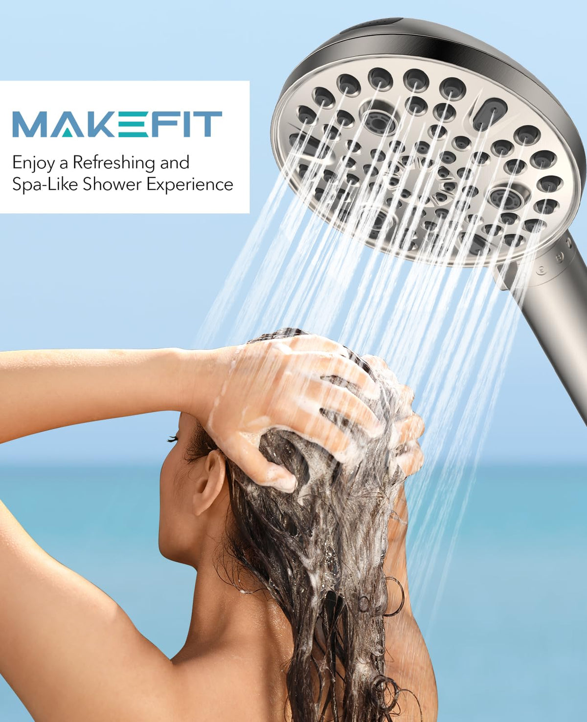 MakeFit premium shower experience after installation with refreshed feel