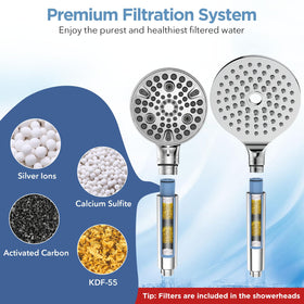MakeFit rain shower head wide-angle view highlighting luxurious rainfall pattern.