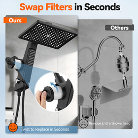 MakeFit rapid-filter-change design swaps cartridges in seconds without tools