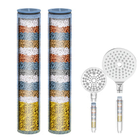 MakeFit shower head filter cartridge for cleaner water and easier maintenance in your bathroom.