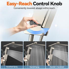 MakeFit three spray modes with easy controls optimize comfort and practicality.