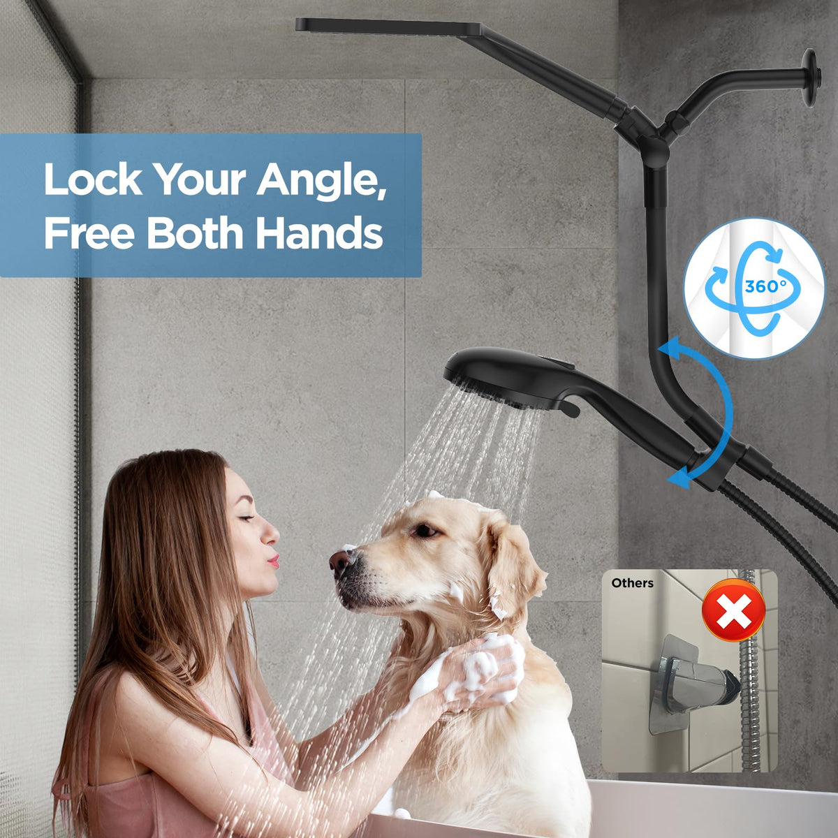 MakeFit adjustable-bar design ensures flexible angle and secure positioning.