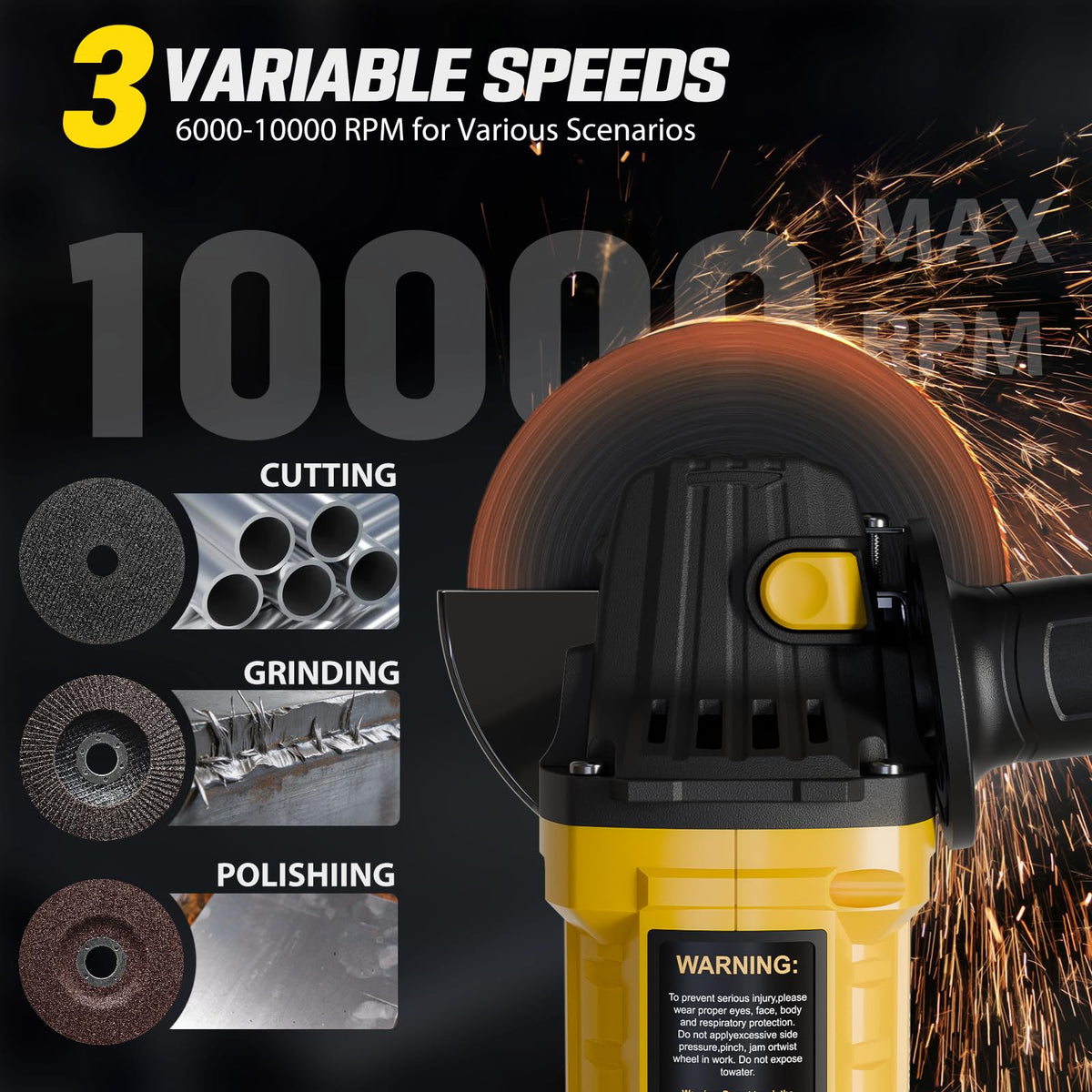 MAKELIFT versatile wheels fit most 4-1/2-inch discs