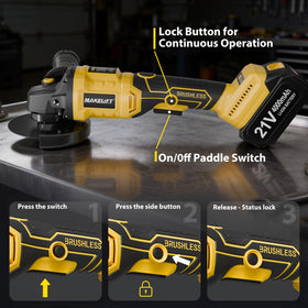 MAKELIFT cordless design supports indoor and outdoor project workflows