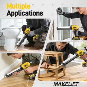MAKELIFT silicone pads and nozzles for professional finish.