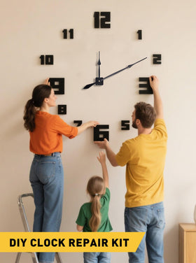 MakerTick 5/8-inch threaded shaft ensures secure clock face mounting