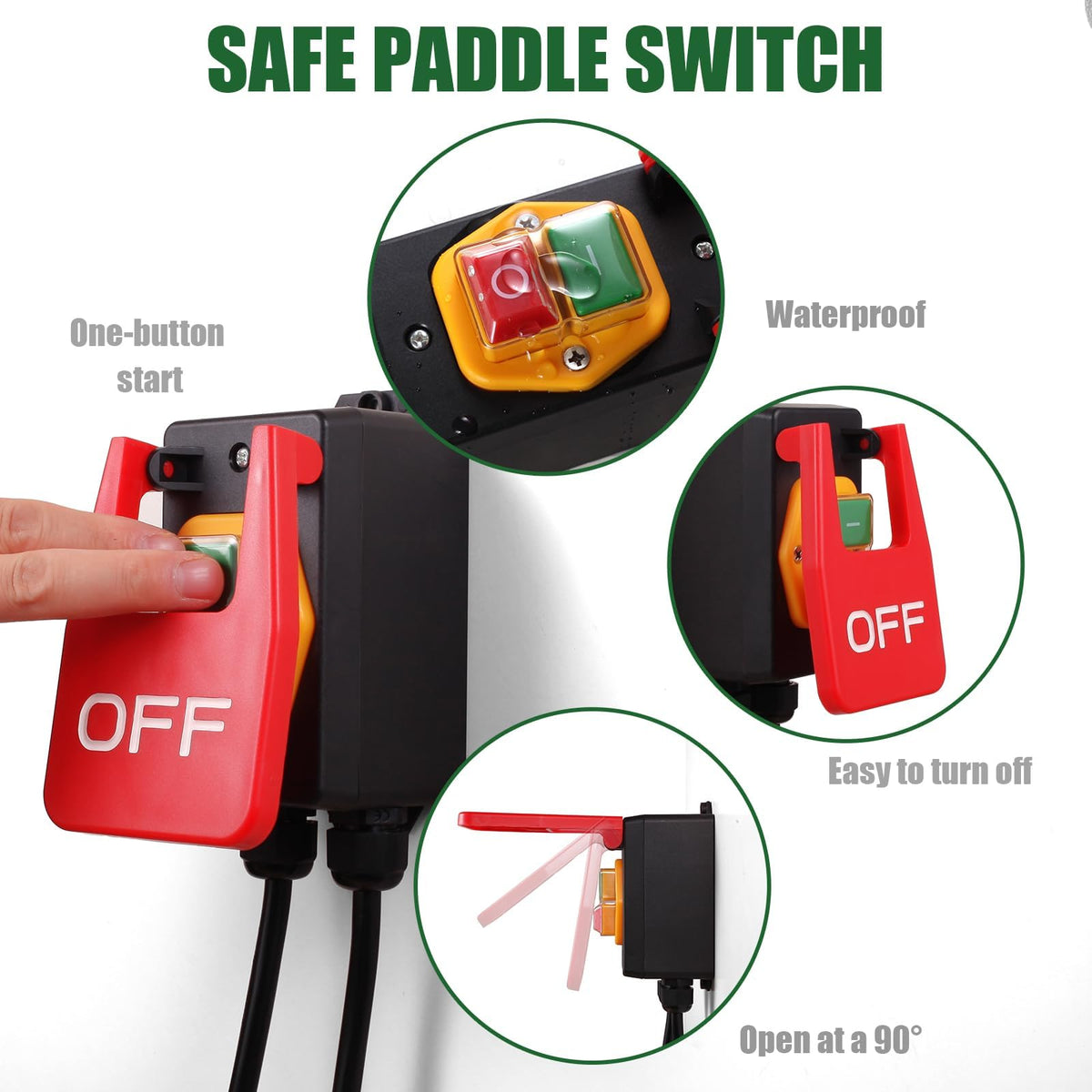 Makevivi heavy-duty extension cords ready for quick connections.