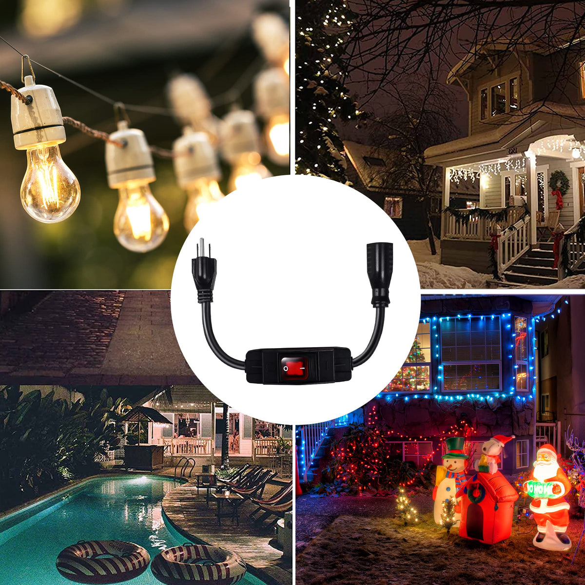 Makevivi on/off control for simple power management outdoors.
