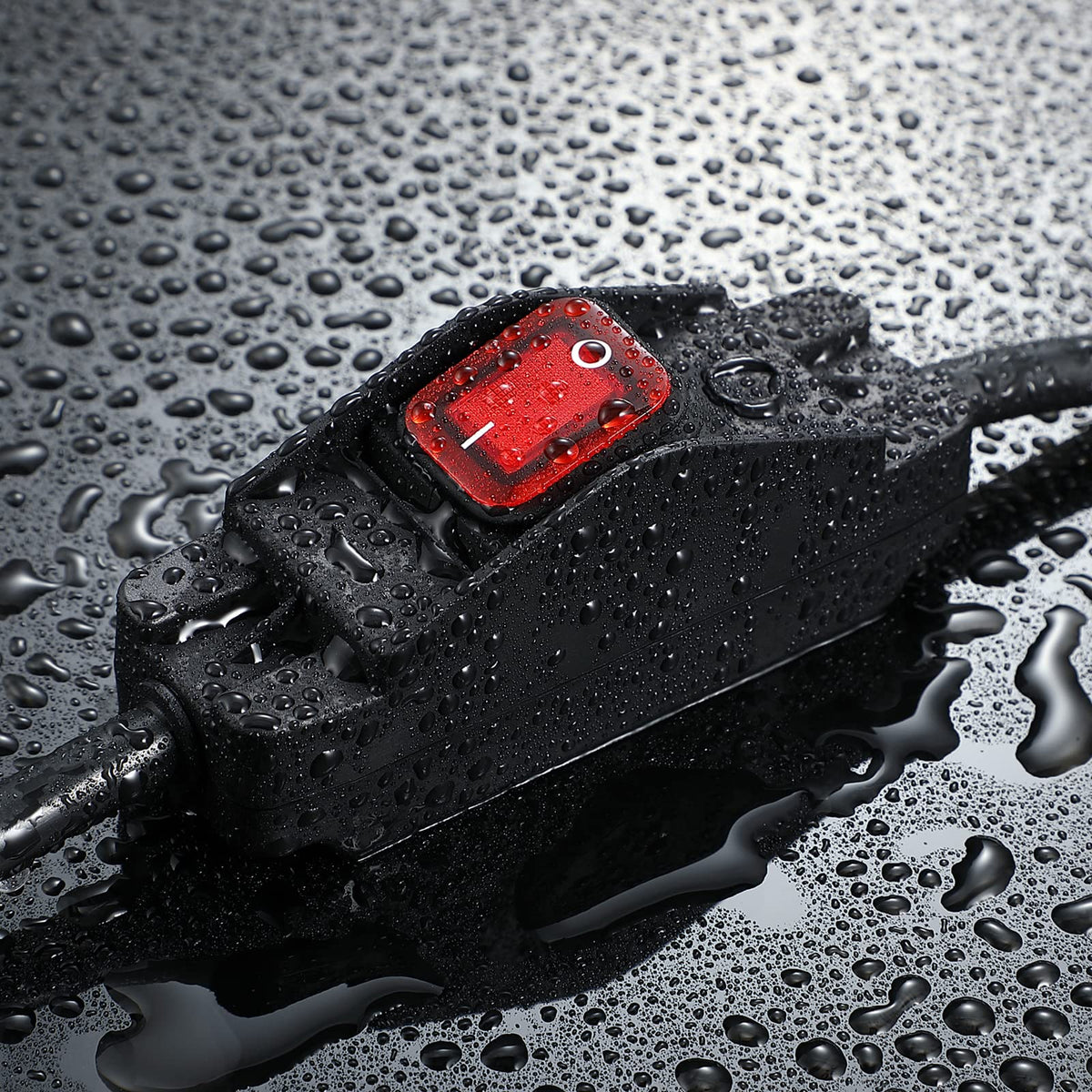 Makevivi pump or fountain powered by the weatherproof switch extension cord
