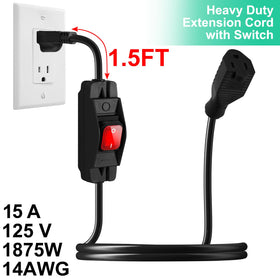 Makevivi UL certified outdoor extension cord ensures safe power