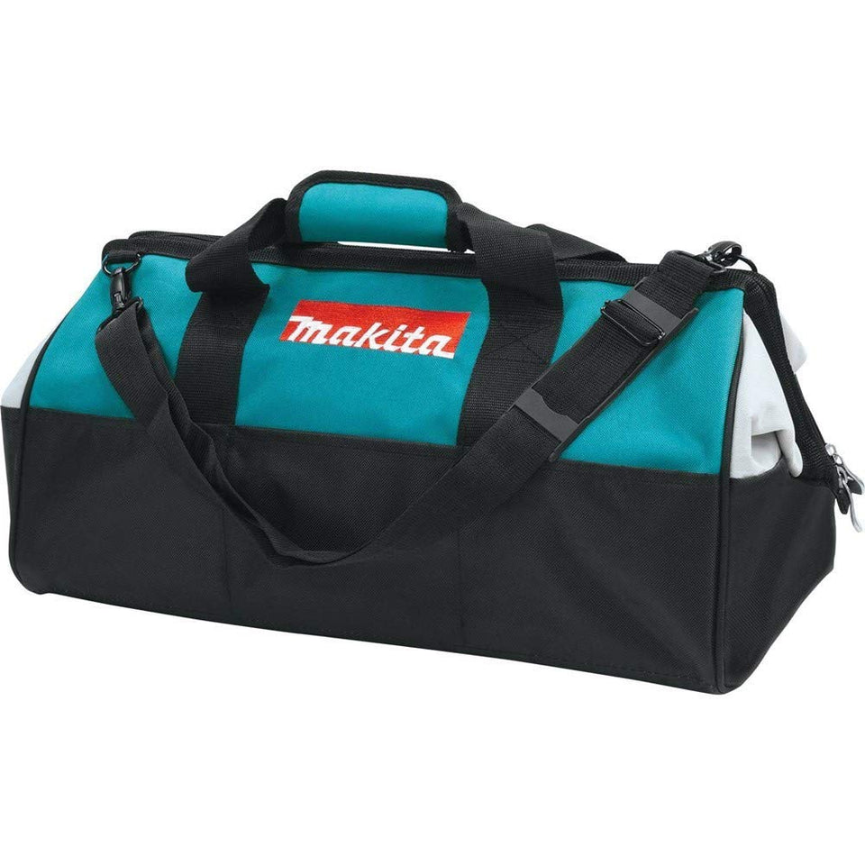 Makita 831271-6 bag with exterior pockets for quick tool access.