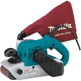 Makita 9403 belt sander base for flush sanding near edges
