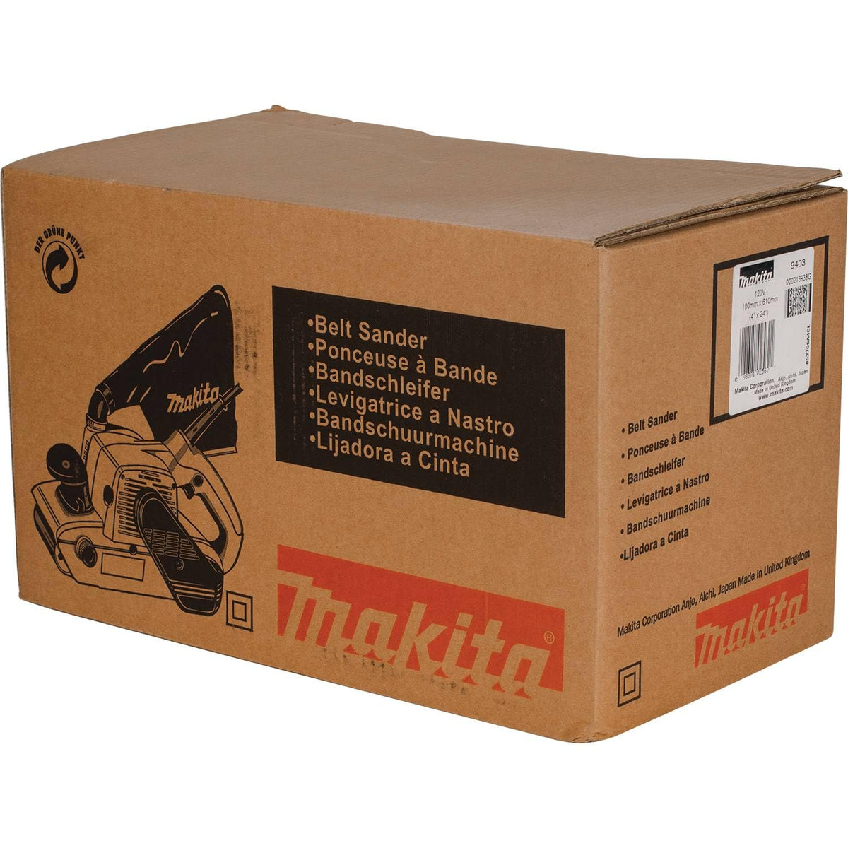 Makita 9403 upper-cord handle for convenient operation