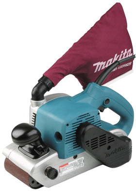 Makita 9403 dust bag swivels 360° for easy cleanup