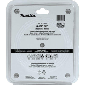 Makita A-99998 blade with fluorine coating reduces pitch buildup for smoother cuts.