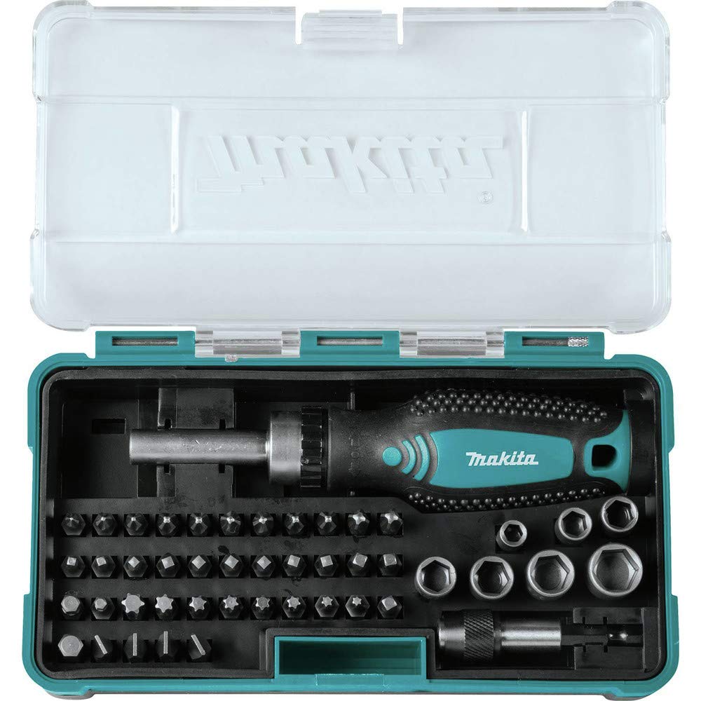 Makita B-50289 assortment of Phillips, Torx, Slotted, Hex bits and sockets