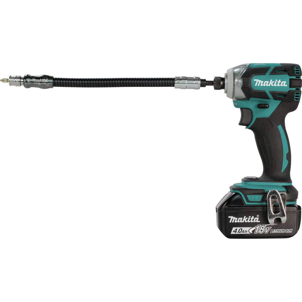 Makita B-51873 subfloor installation with extended reach tool.