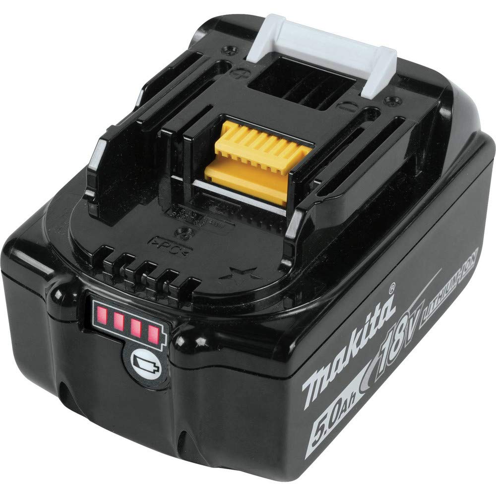 5.0Ah battery maintains power in extreme temperatures.