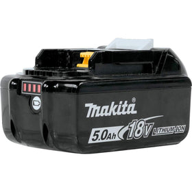 Makita BL1850B LED indicator shows current charge level at a glance.