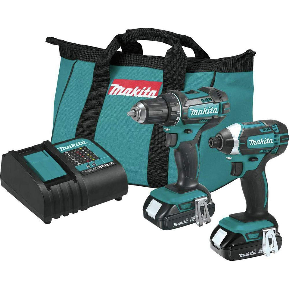 Makita CT225SYX compact driver-drill in hand for precise drilling tasks.