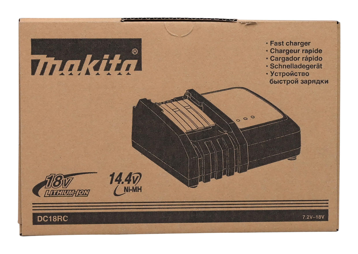 Makita DC18RC charges 3.0Ah and 4.0Ah packs quickly