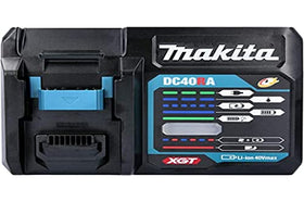 Makita DC40RA packaged box for easy inventory and setup