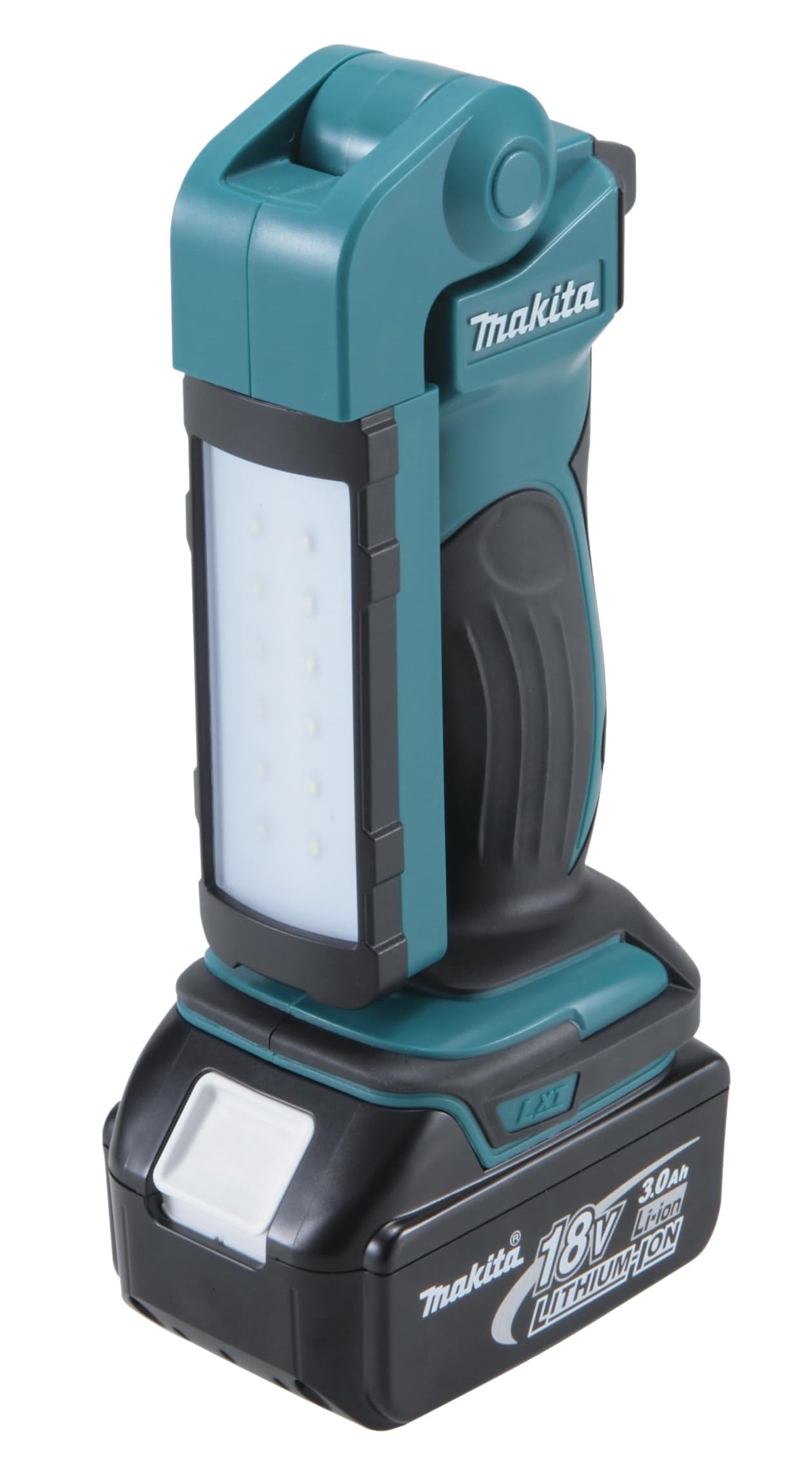 Makita DML801 two-mode switch offers bright or extended runtime options.