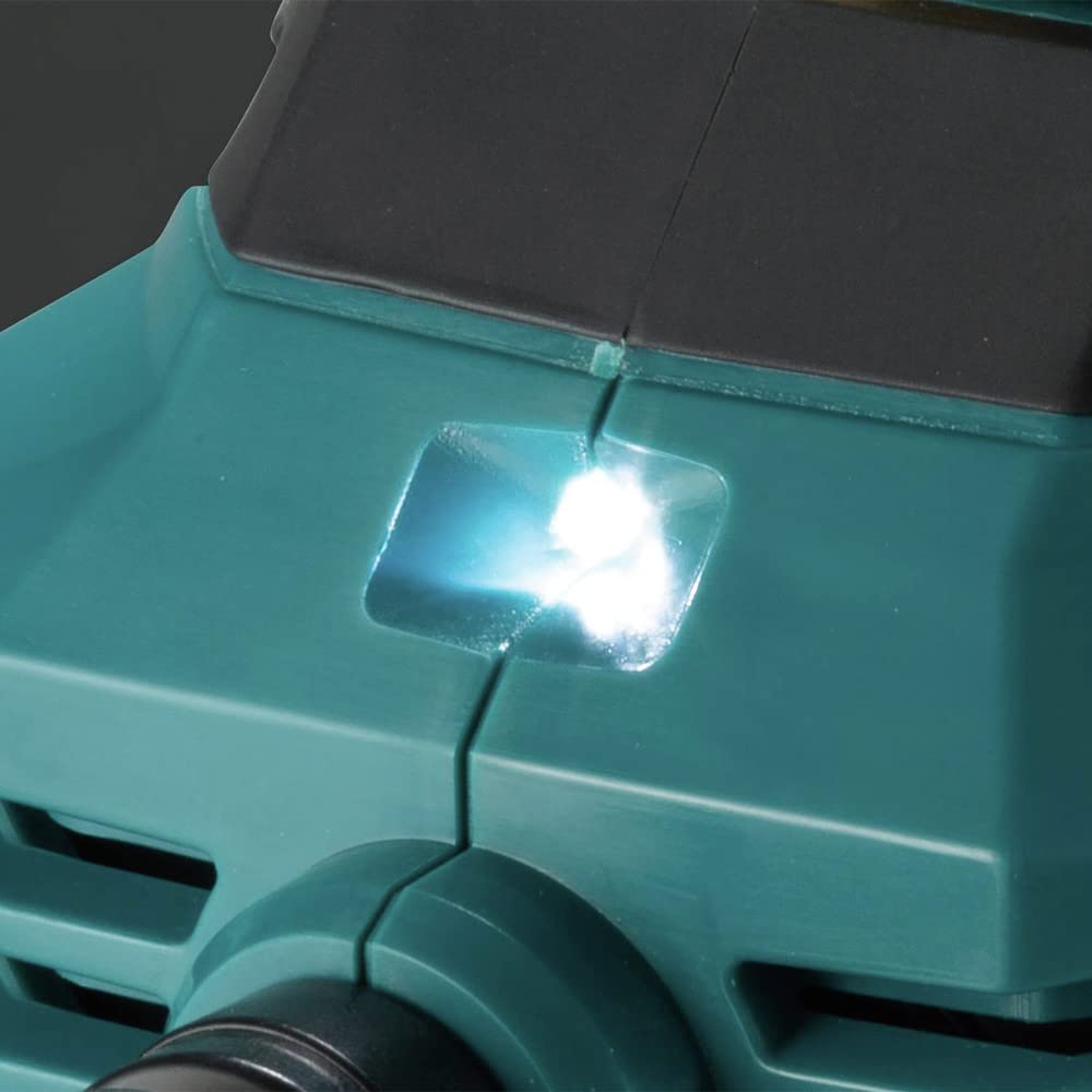 Makita DMP181ZX inflator in-use demonstrates cordless convenience on the go.