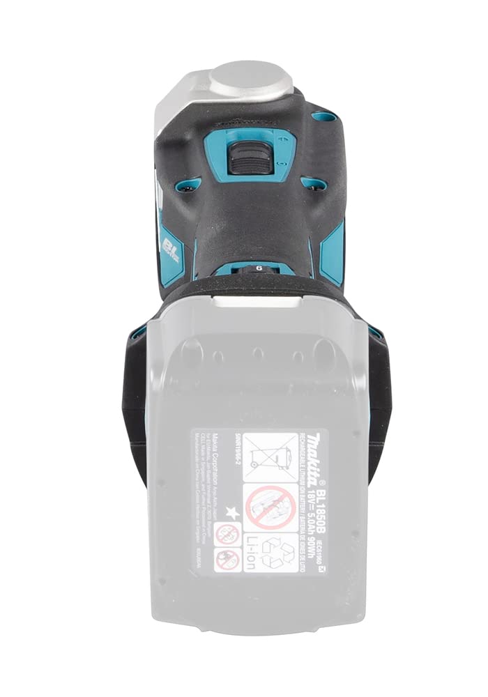 Makita DTM52Z 3.6-degree oscillation enables faster cutting and sanding.