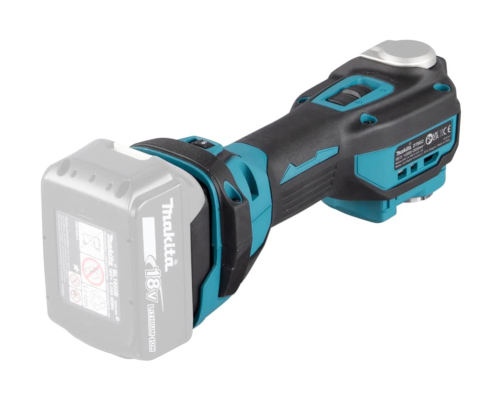 Makita DTM52Z soft-start dial delivers smooth starts during use.