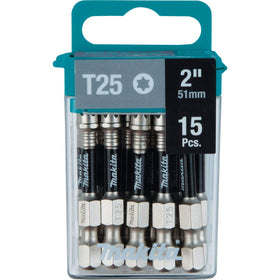 Makita E-01074 Impact XPS T25 Torx 2-in bit close-up with precision tip and corrosion resistance